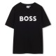 юношеска,тениска,детски,облекла,boss,boss,large,logo,t,shirt,juniors,black,09b