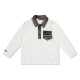 тениска,детски,3/4,панталони,missoni,kids',contrast,collar,regular,fit,t,shirt,white,black