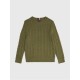 блуза,детски,облекла,tommy,hilfiger,essential,cable,sweater,put,green,ms2