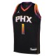 фланелка,детски,3/4,панталони,детски,тениски,nike,phoenix,suns,devin,booker,#1,jersey,black
