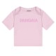 бебешка,тениска,детски,облекла,pangaia,365,logo,t,shirt,babies,magnolia,pink