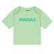 бебешка,тениска,детски,облекла,pangaia,365,logo,t,shirt,babies,fennel,green