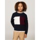 блуза,детски,облекла,tommy,hilfiger,colorblock,sweater,desert,sky,dw5