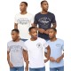 тениска,crosshatch,5,pack,of,college,theme,print,t,shirts,multi,colour
