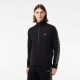 блуза,мъжки,горнища,с,качулка,мъжки,ежедневни,облекла,lacoste,logo,stripe,zip,up,sweatshirt,black