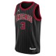фланелка,детски,3/4,панталони,детски,тениски,nike,chicago,bulls,josh,giddey,#3,jersey,black