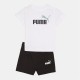тениска,разпродажба,puma,детски,3/4,панталони,детски,тениски,puma,minicats,essential,t,shirt,and,short,set,white