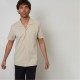 риза,с,къс,ръкав,threadbare,cotton,pique,revere,collar,short,sleeve,shirt,stone