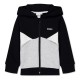 детски,суичър,детски,облекла,boss,colourblock,zip,hoodie,infants,black,09b
