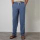 панталони,мъжки,панталони,тип,чино,threadbare,annual,linen,blend,casual,trousers,blue