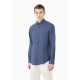 emporio,armani,shirt,oxford,mens,blue