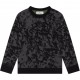 юношеска,блуза,stone,island,camo,knit,crew,neck,sweatshirt,juniors,black,v0029
