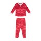пижама,бебешки,облекла,детски,пижами,miso,girls,fairisle,waffle,pyjama,set,red