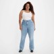 дънки,дамски,дънки,levis,725,plus,high,rise,bootcut,jeans,light,blue
