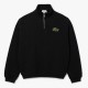 блуза,мъжки,горнища,с,качулка,мъжки,ежедневни,облекла,lacoste,loose,fit,zip,neck,badge,accent,sweatshirt,black