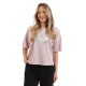 тениска,дамски,топове,dkny,foil,logo,cropped,t,shirt,white,silver