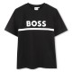 детска,тениска,детски,тениски,boss,large,logo,t,shirt,infants,black,09b