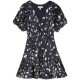 рокля,дамски,поли,и,рокли,ted,baker,steviee,puff,sleeve,faux,wrap,dress,navy