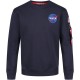блуза,мъжки,ежедневни,облекла,мъжки,горнища,с,качулка,alpha,industries,space,shuttle,sweater,blue