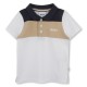 блуза,с,яка,boss,kids,colour,block,short,sleeve,polo,shirt,white,10p