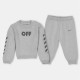 детски,3/4,панталони,off,white,unisex,kids,logo,clothing,set,grey,0507