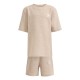 adidas,originals,loose,waffle,short,t,shirt,set,stone,khaki