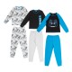 пижама,детски,пижами,детски,облекла,star,ob,gamer,pyjamas,3pk,boy,blk,blu,grey