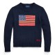 пуловер,polo,ralph,lauren,kids,flag,knitted,crew,neck,jumper,hunter,navy