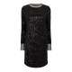 рокля,дамски,поли,и,рокли,boss,women's,edegra,all,over,sequinned,design,dress,black