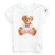 детска,тениска,polo,ralph,lauren,unisex,kids,bear,logo,t,shirt,white,pink