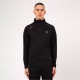 блуза,мъжки,блузи,luke,1977,indicator,overhead,zip,funnel,neck,sweatshirt,black