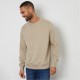 блуза,мъжки,блузи,threadbare,cotton,blend,satsuma,crew,neck,sweatshirt,stone
