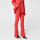 панталони,дамски,чорапогащи,и,клинове,off,white,split,hem,flared,trousers,red