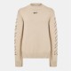 пуловер,облекла,на,разпродажба,мъжки,пуловери,off,white,stitch,arrows,diagonal,knit,jumper,beige,black