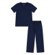 пижама,детски,3/4,панталони,polo,ralph,lauren,kids',short,sleeve,pyjama,set,navy,bk9