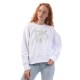 dkny,foil,logo,crew,neck,sweat,white,silver