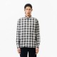 lacoste,regular,fit,flannel,shirt,black,white