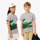 тениска,детски,3/4,панталони,lacoste,crocodile,graphic,cotton,t,shirt,grey