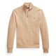 пуловер,мъжки,пуловери,polo,ralph,lauren,quarter,zip,jumper,camel,melange