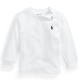 бебешка,тениска,детски,3/4,панталони,polo,ralph,lauren,baby,boys,long,sleeve,t,shirt,white