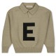 детска,блуза,с,яка,fear,of,god,essentials,unisex,kids,knit,long,sleeve,polo,shirt,dark,oatmeal