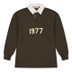 детска,тениска,fear,of,god,essentials,unisex,kids,henley,rugby,long,sleeve,t,shirt,off,black