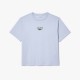 тениска,дамски,топове,lacoste,relaxed,fit,printed,cotton,t,shirt,blue