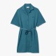 рокля,дамски,чорапогащи,и,клинове,lacoste,linen,and,cotton,belted,shirt,dress,green