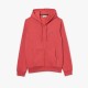 суичър,мъжки,горнища,с,качулка,мъжки,ежедневни,облекла,lacoste,zip,up,fleece,hoodie,red