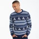 пуловер,облекла,на,разпродажба,threadbare,crew,neck,fairisle,christmas,jumper,navy