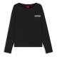 пижама,дамски,пижами,hugo,unite,long,sleeve,pyjama,top,black