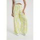 панталони,be,you,beach,trousers,floral,lime