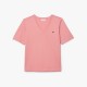 тениска,дамски,топове,lacoste,relaxed,fit,soft,cotton,v,neck,t,shirt,pink