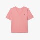 тениска,дамски,топове,lacoste,relaxed,fit,soft,cotton,v,neck,t,shirt,pink